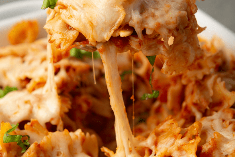 Запеканка из куриной пасты  
